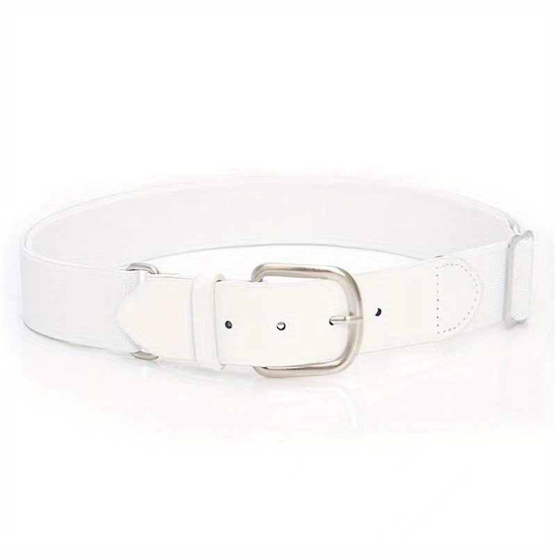 Adult Baseball Softball Uniform Belts Braided Elastic PU Belts
