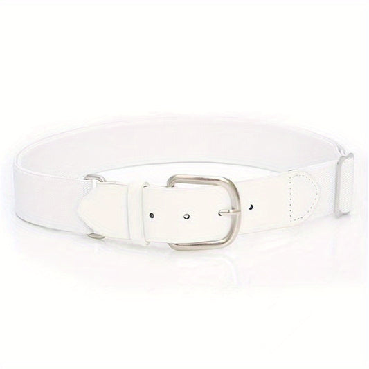 Adult Baseball Softball Uniform Belts Braided Elastic PU Belts