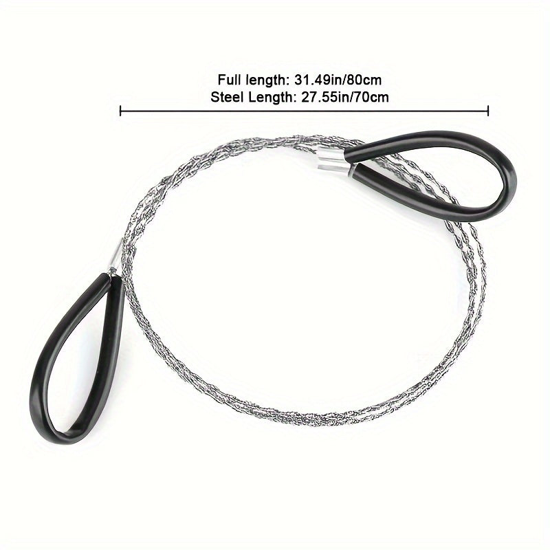 Portable Survival Chain Saw for Outdoor Camping Hiking Backpacking