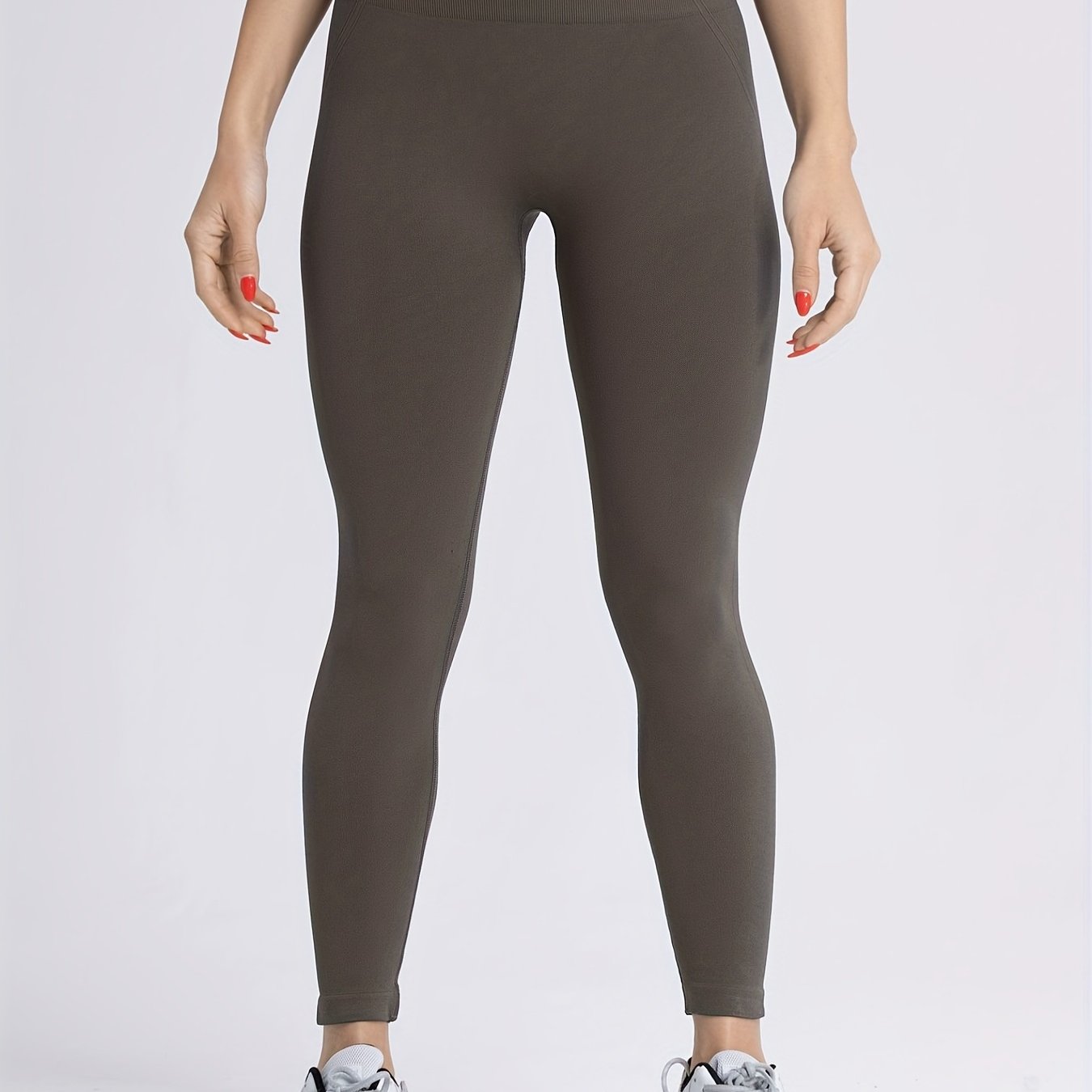 Seamless Hip Lifting Crop Pants High Waist Yoga Leggings