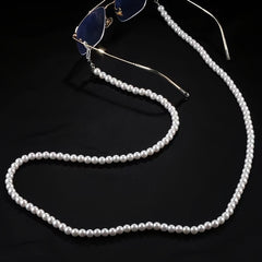 Pearl Mask Rope Glasses Chain Handmade Necklace
