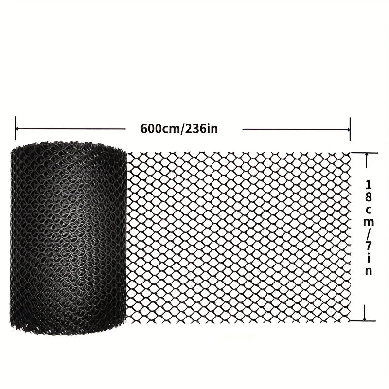 Gutter Protection Net Leaf Retaining Plastic Fence Sewer Blockage