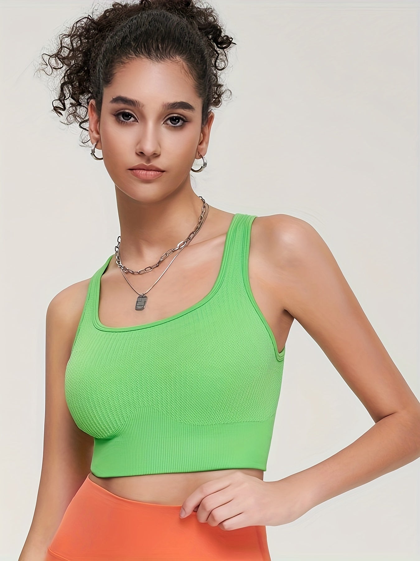 Quick Dry Shockproof Sports Bra Yoga Crop Top