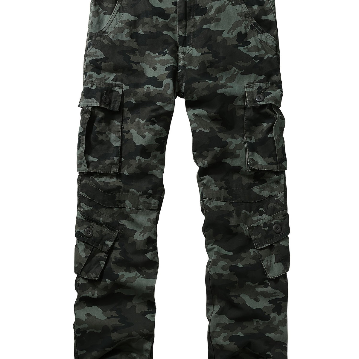 Camouflage Drawstring Cargo Pants Men's Joggers Outdoor