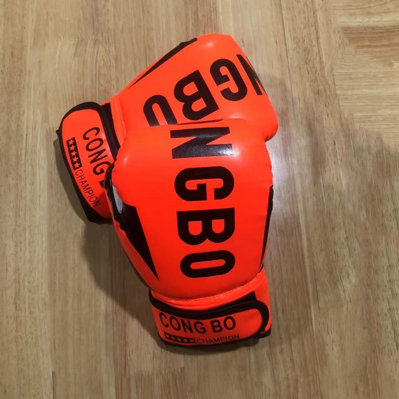 1pair Boxing Gloves Taekwondo Training Thickened Gloves Sanda Equipment