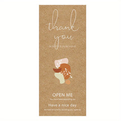 50 Stickers Pack & Thank You Stickers for Sealing & Waterproof Label