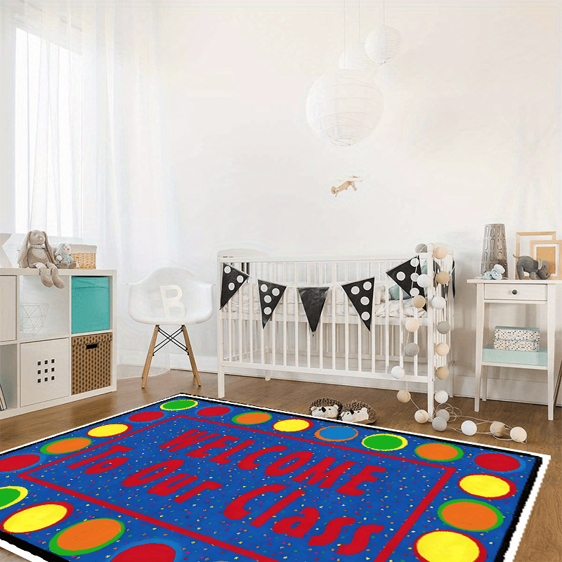 Large Carpet Area Rug for Classroom or Living Room