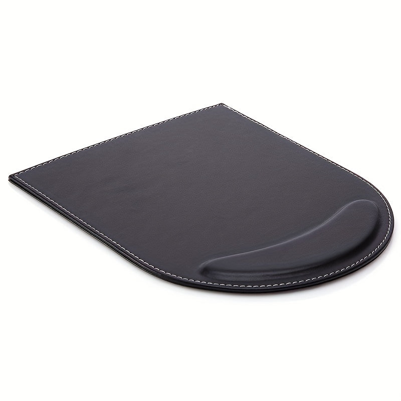PU Leather Mouse Pad Non Slip Mouse Wrist Pad