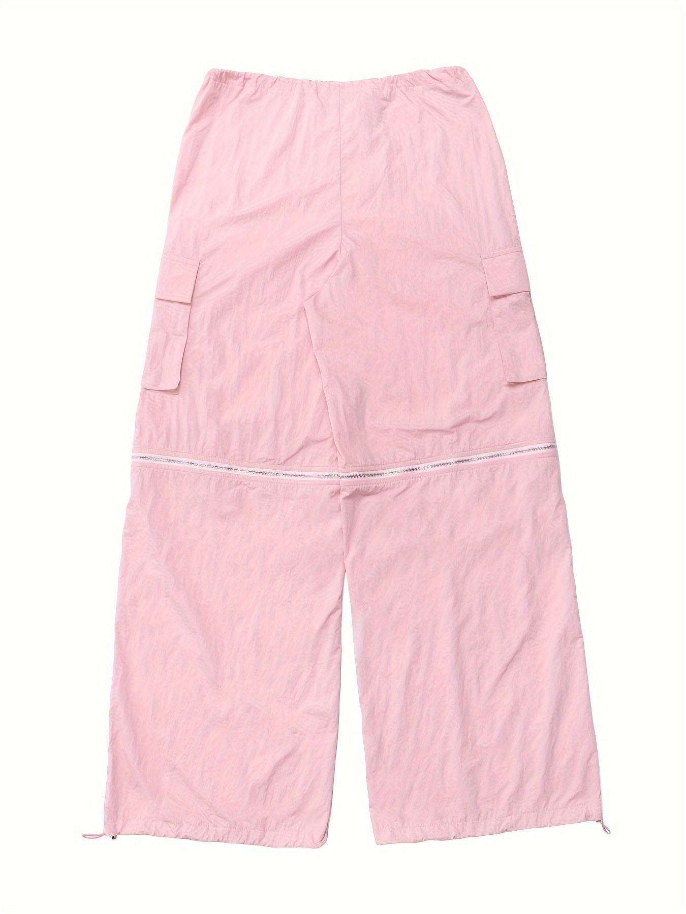 Loose Cargo Pants with Zip Pocket - Street Style