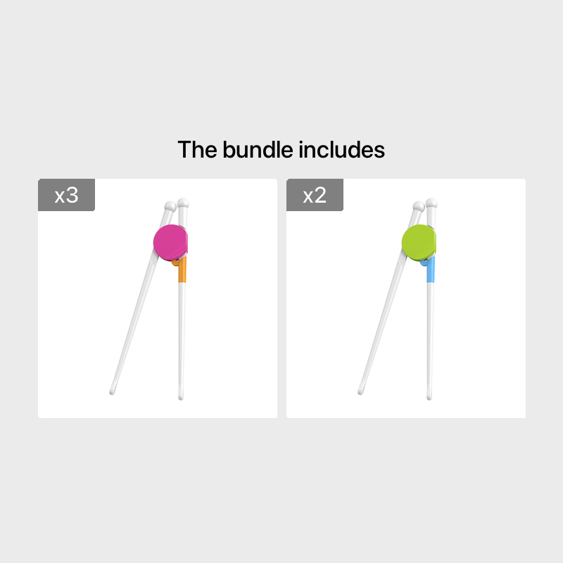 2 Pairs Training Chopsticks for Beginners Kids Adults
