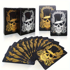 54 Foil PVC Waterproof Playing Cards Set for Card and Board Games