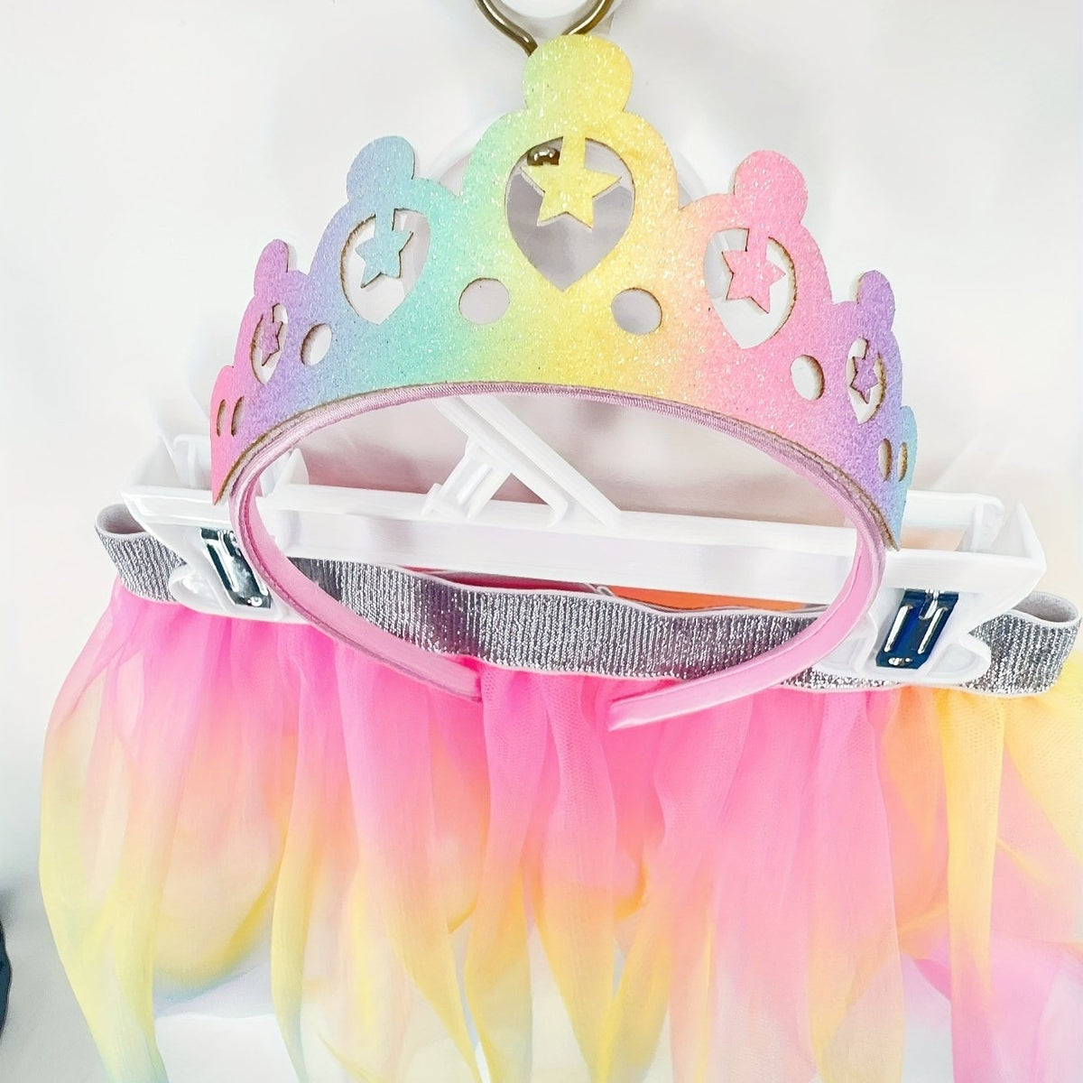 Sweet Girls Gradient Tutu Skirt Dance Skirt For Summer Party