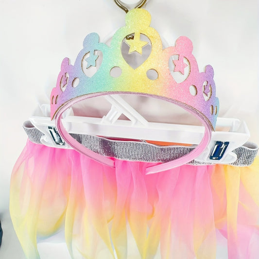 Sweet Girls Gradient Tutu Skirt Dance Skirt For Summer Party