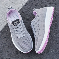 Women's Knit Running Shoes Lightweight Breathable Casual Sneakers