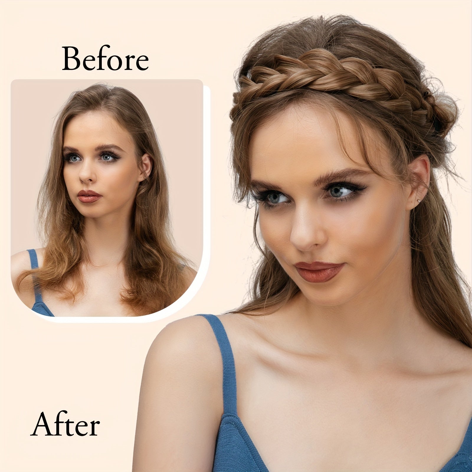 Adjustable Braided Headband High Temperature Headwear