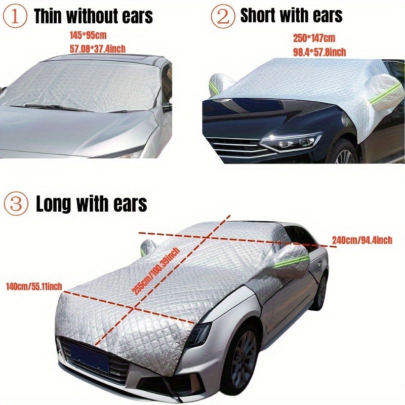 Car Heavy Duty Windscreen Cover Snow Ice Frost Sun UV Resistent