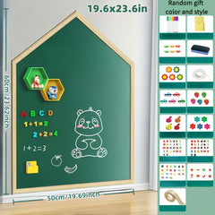 Magnetic Whiteboard 50x59 Self-Adhesive Green for Office & Study