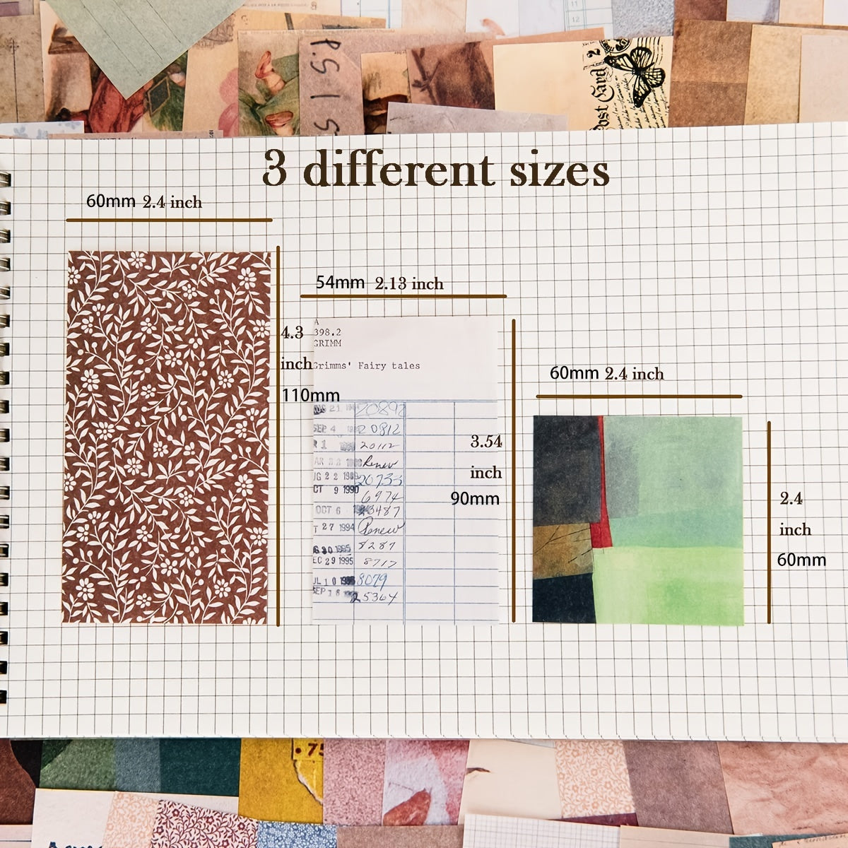 360 Sheets Scrapbook Paper Collage Kit for Journals