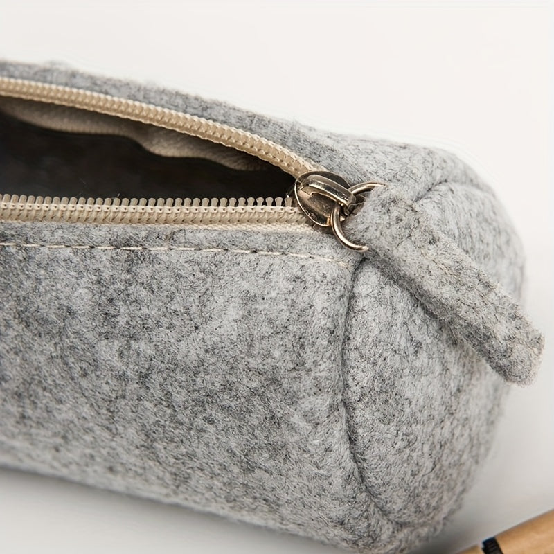 Large Capacity Felt Pen Bag School Supplies