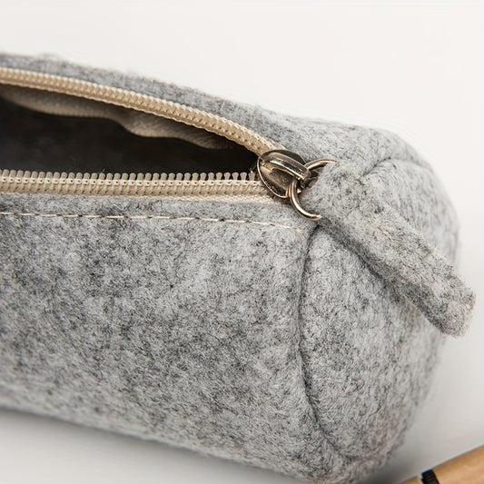 Large Capacity Felt Pen Bag School Supplies