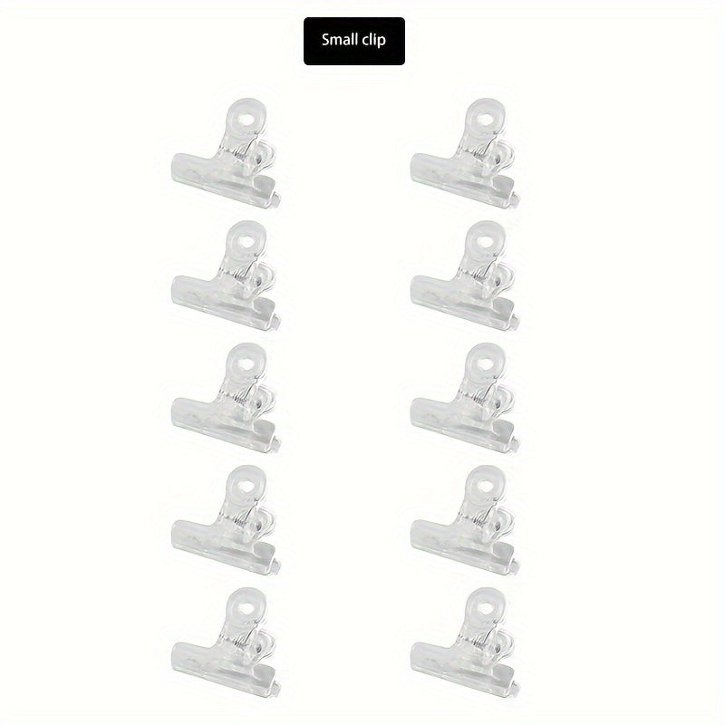 10 Pcs Storage Folder Label Office Supplies Metal Spring