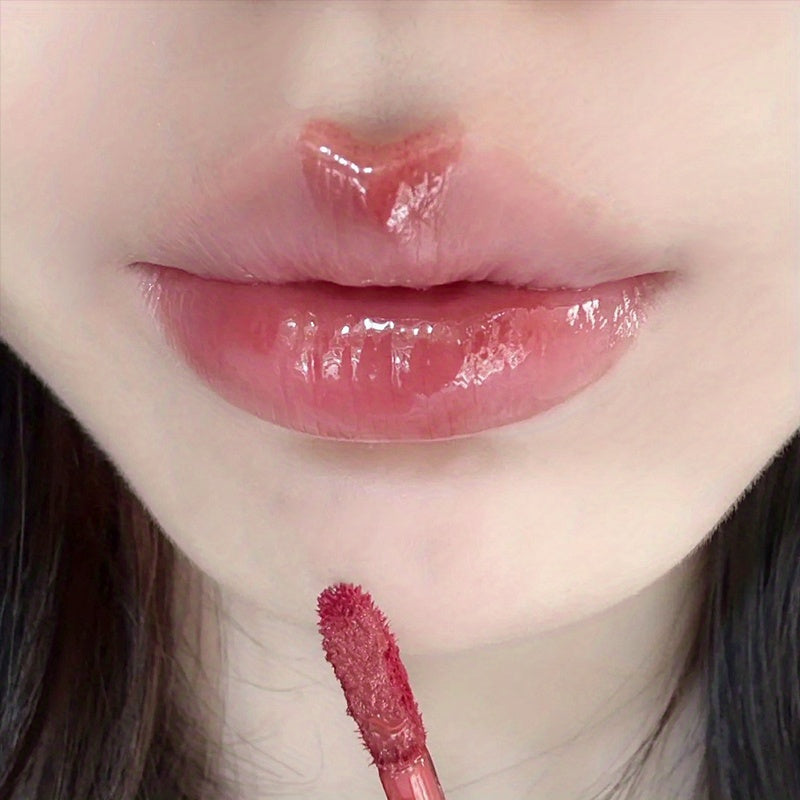 Little Bear Lip Glaze Gloss Jelly Lips Sparkling Light Dew Long Lasting