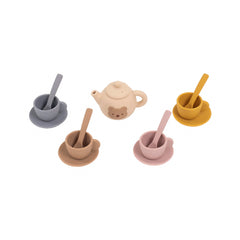 Kids Silicone Tea Party Set Pretend Play Kitchen Toy