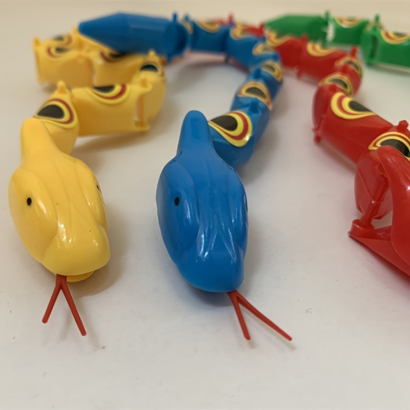 Plastic Snake Toy Twisting Joint Trick Small Nostalgia Childhood