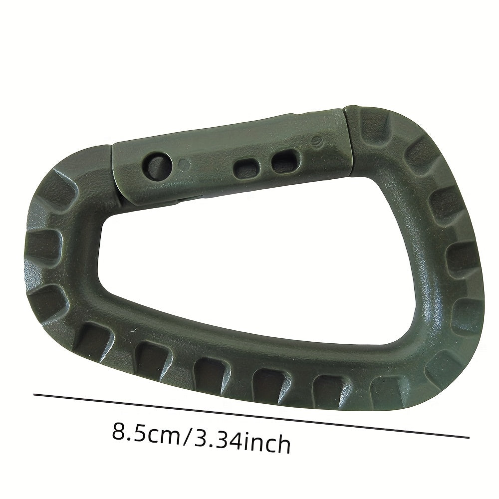 2pcs Tactical Carabiner Keychain Backpack Hanging Buckle