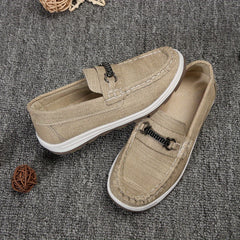 Boys' Slip On Loafer Shoes Lightweight Non Slip Flat Shoes