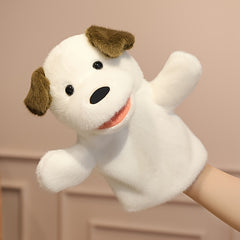 Raccoon Hand Puppet with Openable Mouth Funny Dog Interactive Toy