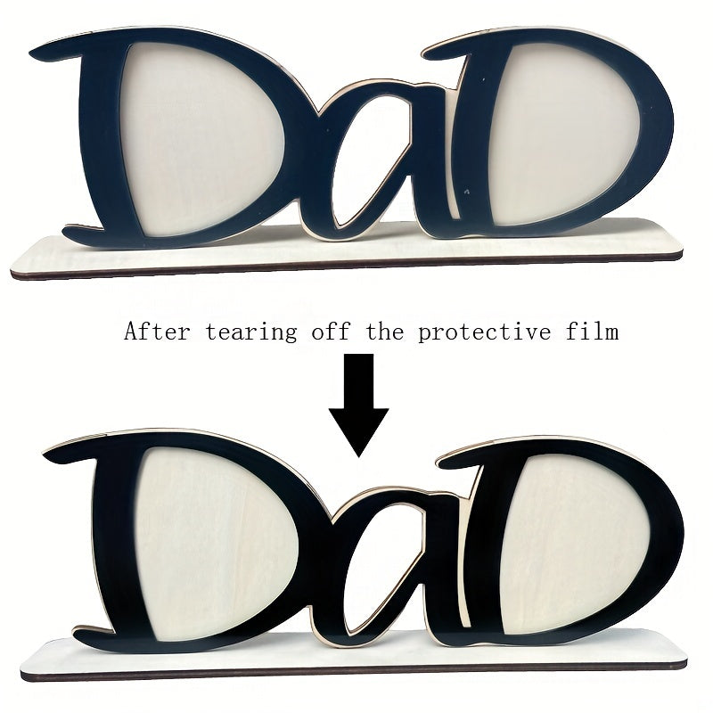 DaD Wooden Photo Frame for 7x9 cm Photo - Father's Gift