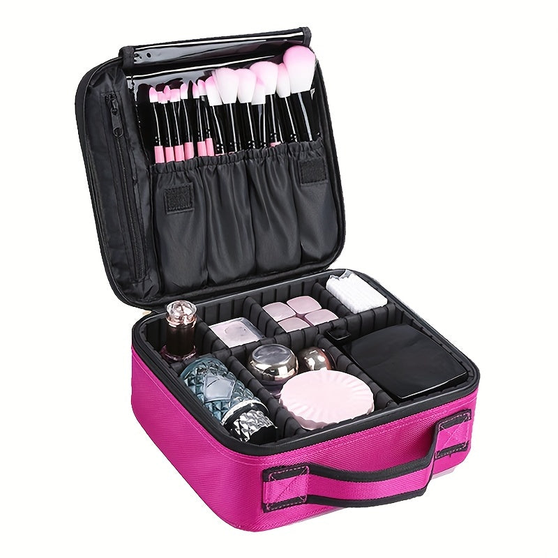 Travel Makeup Train Case Large Capacity Cosmetic Organizer