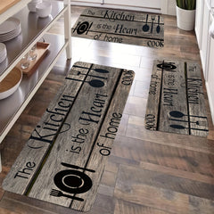 Anti Fatigue Kitchen Mat Slip Resistant Absorbent Runner Rug Washable Floor Mat