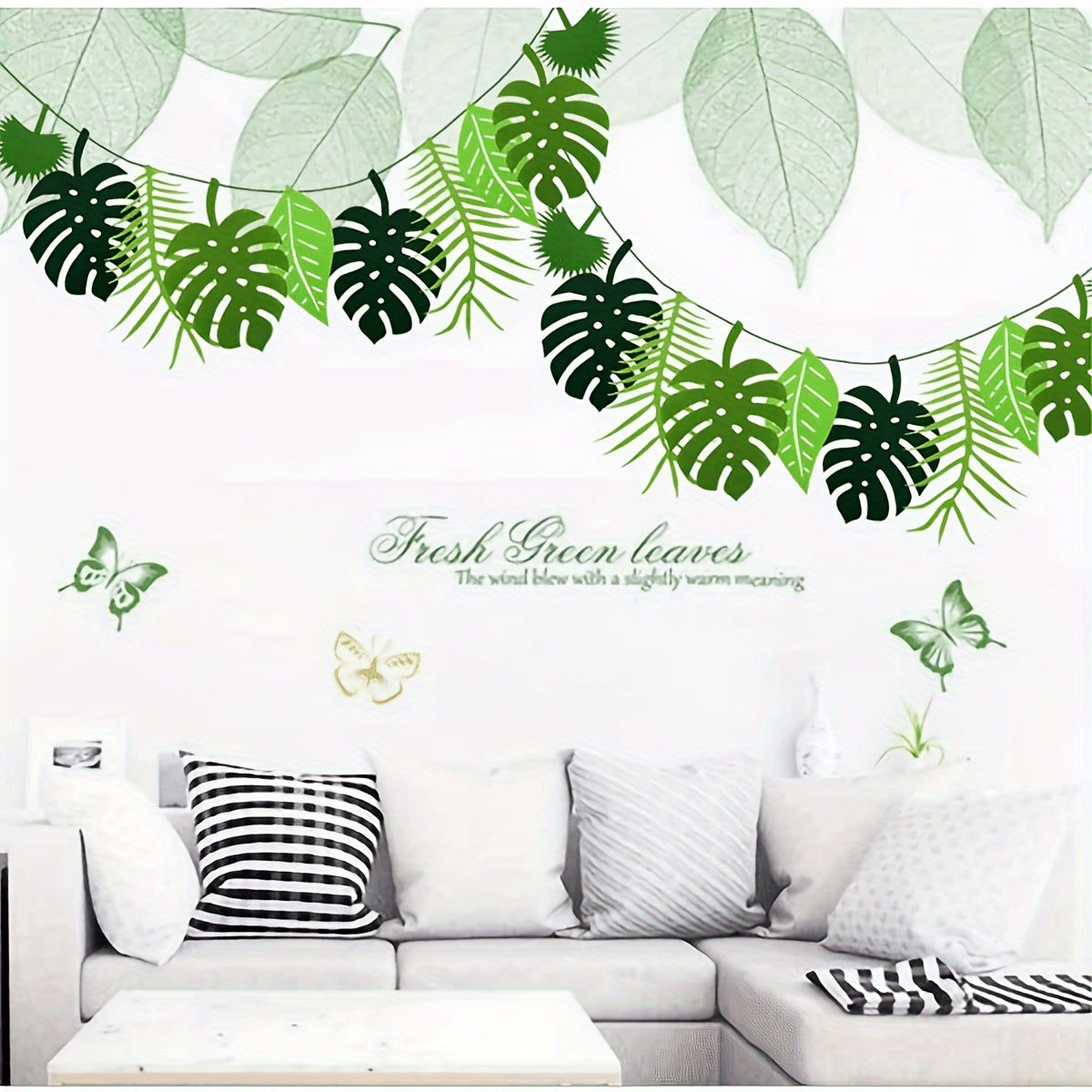 Tropical Leaf Garland Decoration Hawaiian Summer Jungle Safari Party Supplies