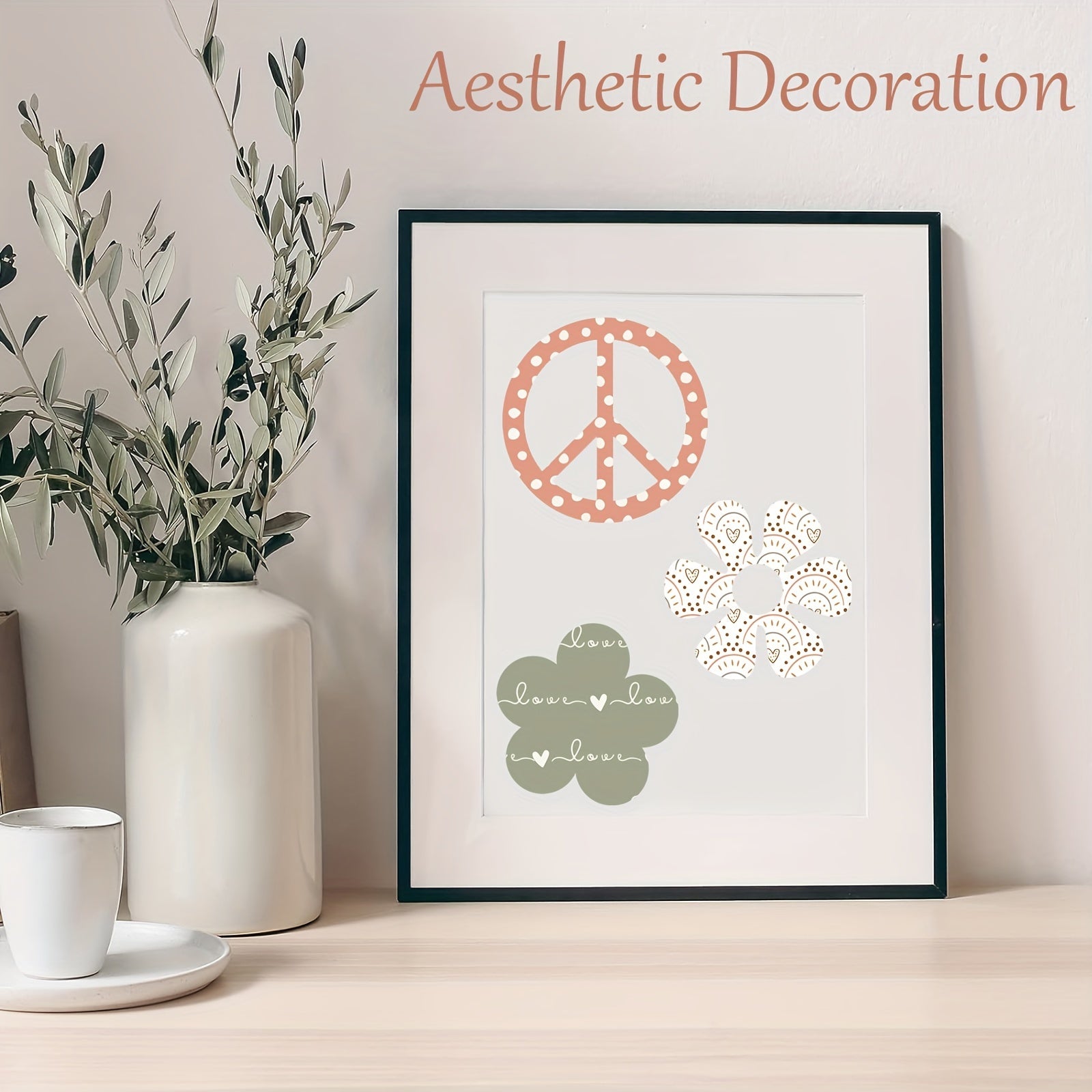 24pcs Boho Pattern DIY Paper Double-Sided Scrapbook Paper