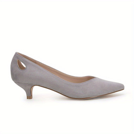 Women's Pointed Toe Kitten Heels Versatile Office Work Shoes