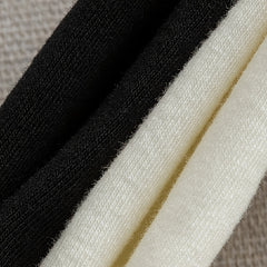 6 Pairs Frilled Solid High Strap Socks