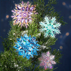 Snowflake Sticker Pack for Christmas Tree Decoration - Ice and Snow Series