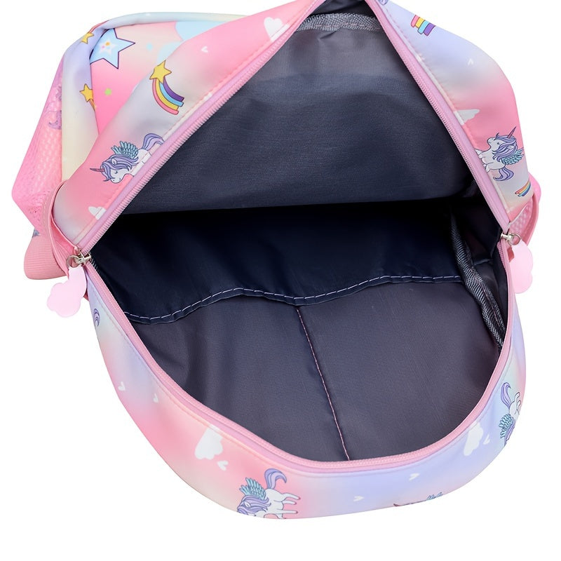 Children's Fantasy Princess Backpack With Side Net Pocket