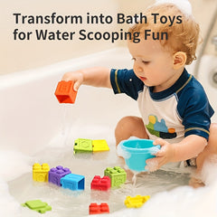 6pcs Building Block Toy - Stacking Fun Early Education Toy