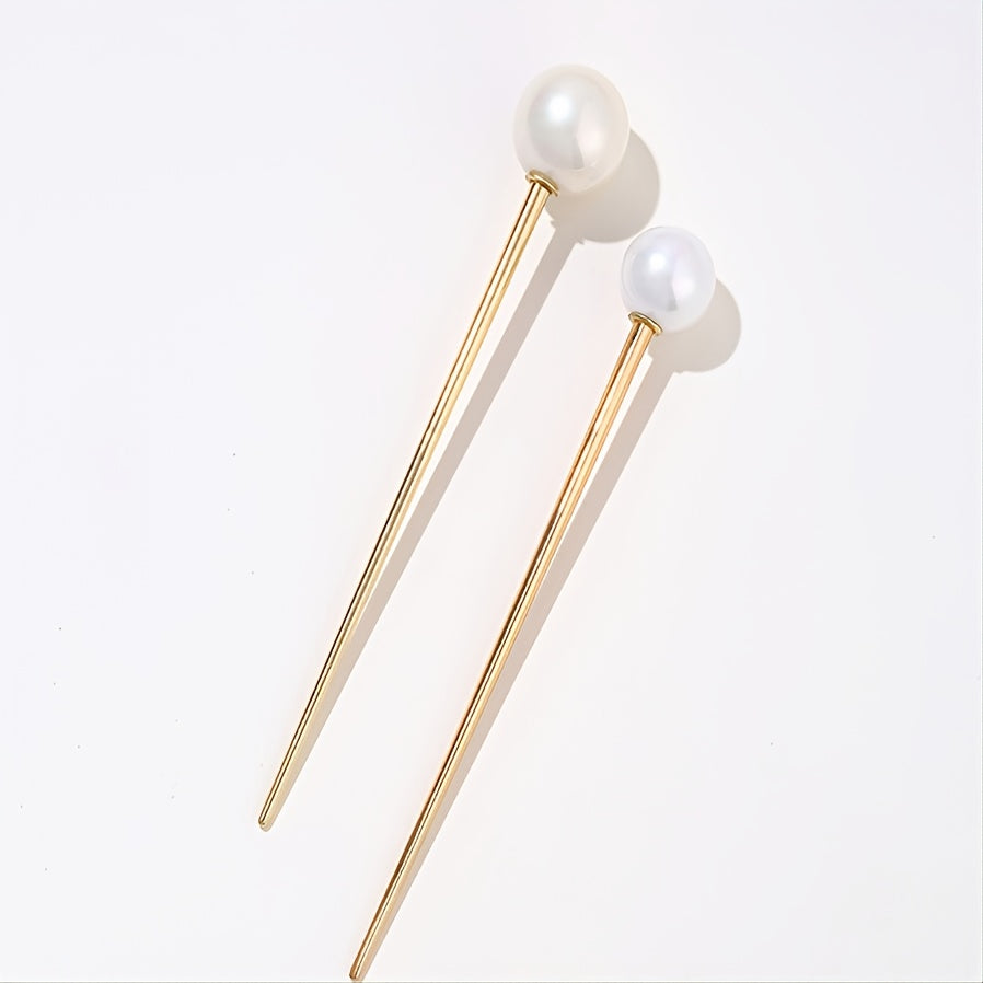 2pcs Pearl Hair Pins Gift For Her Hair Accessories For Women Girls