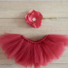 Newborn Girls Flower Headband Set for Photography & Outfits