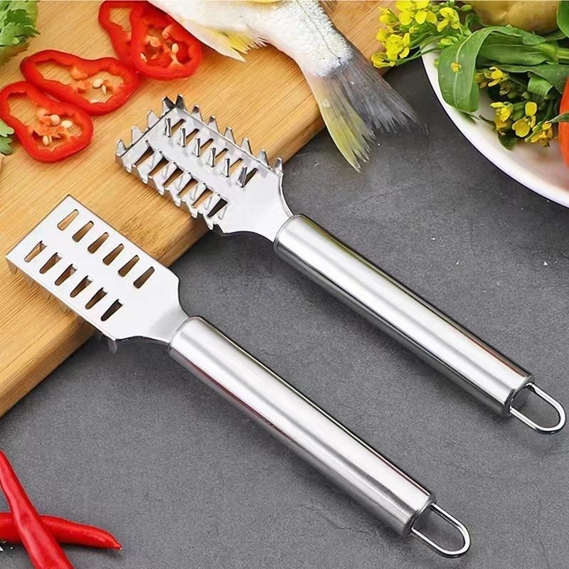 5pcs Fish Scale Remover Metal Fish Scale Peeler Fish Scale Remover Cleaner