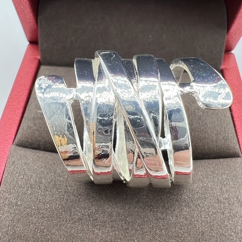 Delicate Twist Wrap Finger Ring for Women