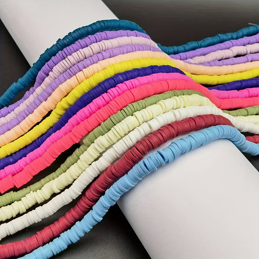 6mm Luminous Polymer Clay Beads for Jewelry Making DIY Bracelets