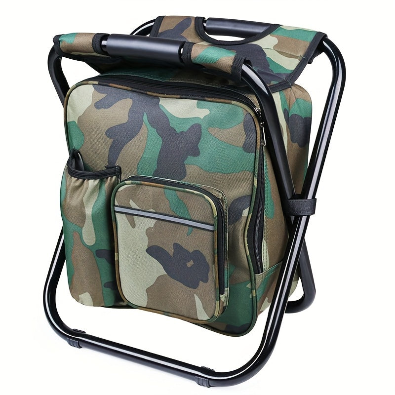 Lightweight Folding Backpack Stool for Camping