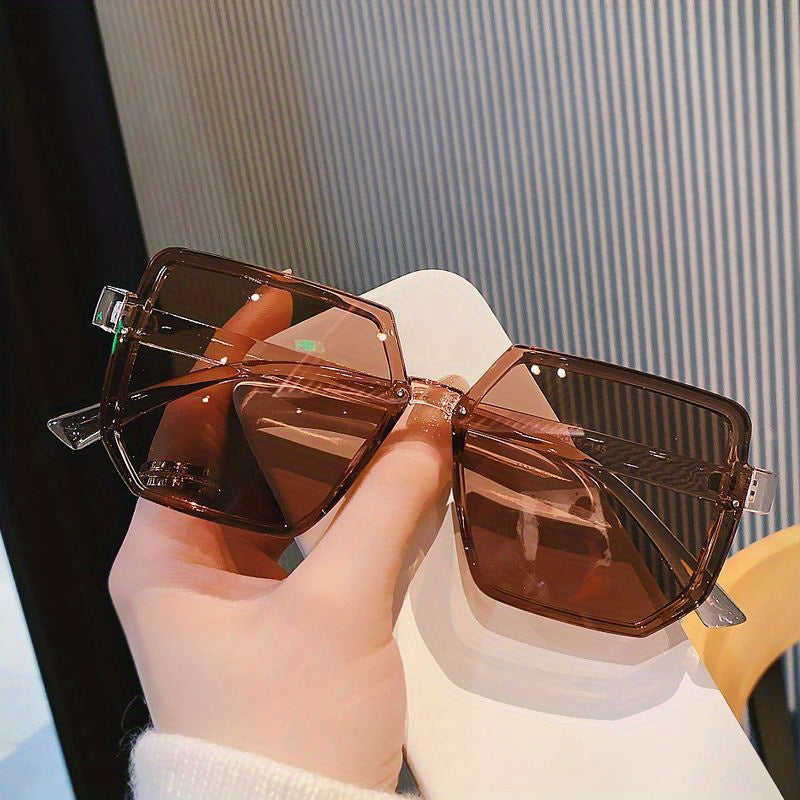 Oversized Square Sunglasses UV400