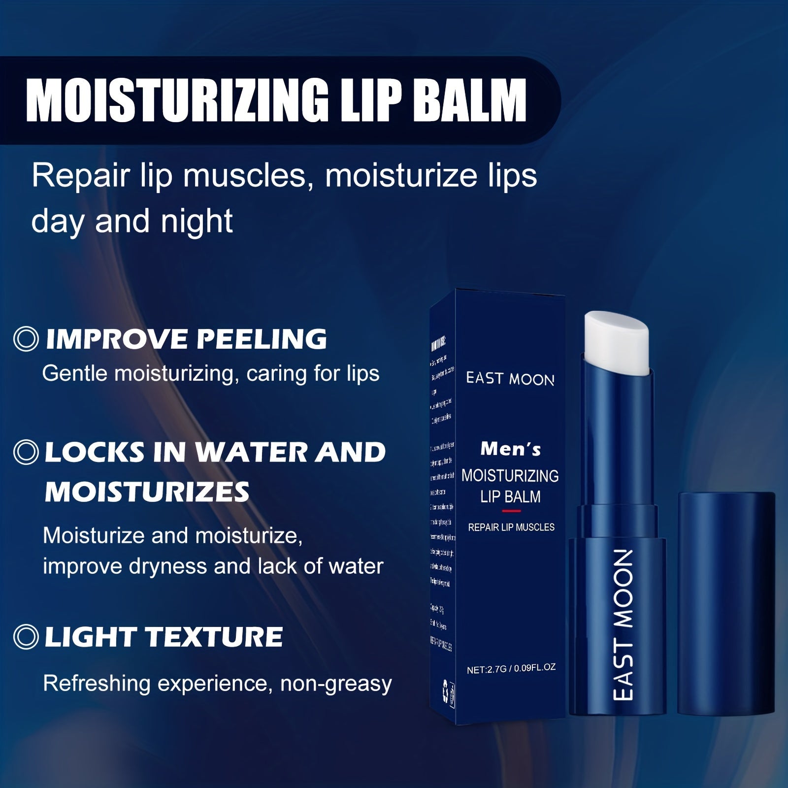 Men's Lip Care Moisturizing Lipstick Exfoliating Lip Balm