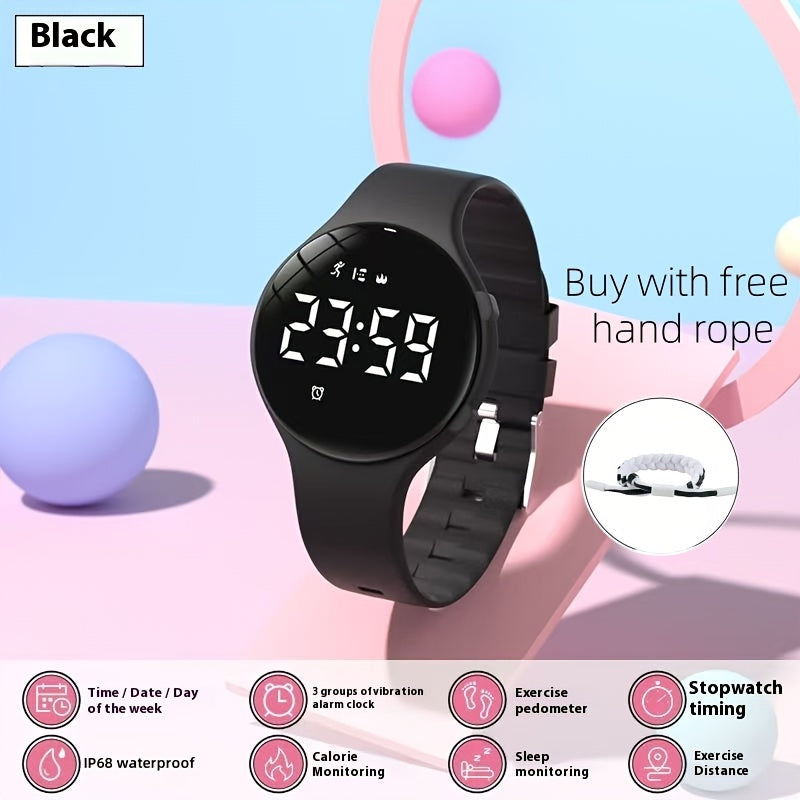 Digital Fitness Watch with Pedometer and Timer